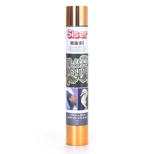 8 Pack: Siser® Metal Heat Transfer Vinyl, Gold